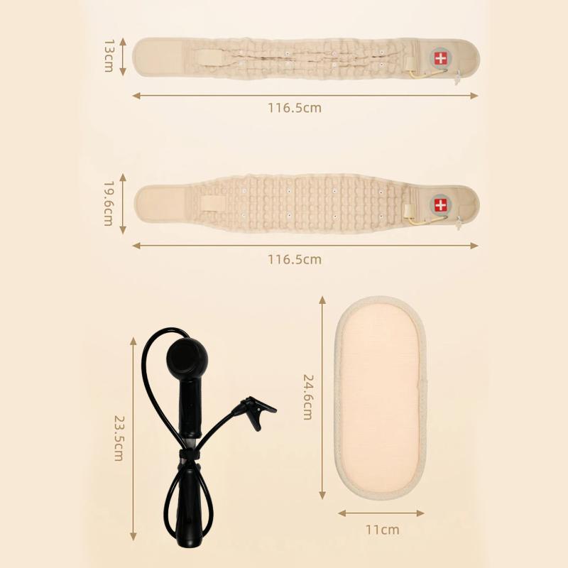 Oppblåsbar korsryggstøttebelte Ryggdekompresjonsstent og diskprolaps for justerbare isjiasnervesesjoner