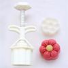 Delicate Flowers shaped Mooncakes Mold Traditional Flowers Mooncakes Making Stamps Mold Delicate Treat Baking Embosser