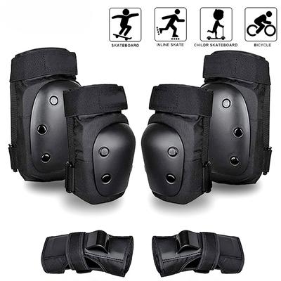 Knee Pads Elbow Pads with Wrist Guards, Kids Adult Skateboard Skate Pads 3 In 1 Protective Gear Set for Skateboarding Skating