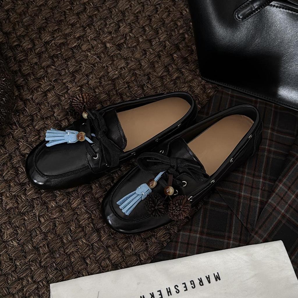 MARCO&JOYCE Women's Autumn Loafers - Fashionable Soft Sole One-Step Shoes