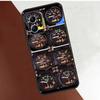 Aircraft Cockpit Dashboard Case For Xiaomi Redmi Note 14 10 11 12 13 15 Pro Plus Cover For Redmi 15 14C 12C 10C 13C 15C
