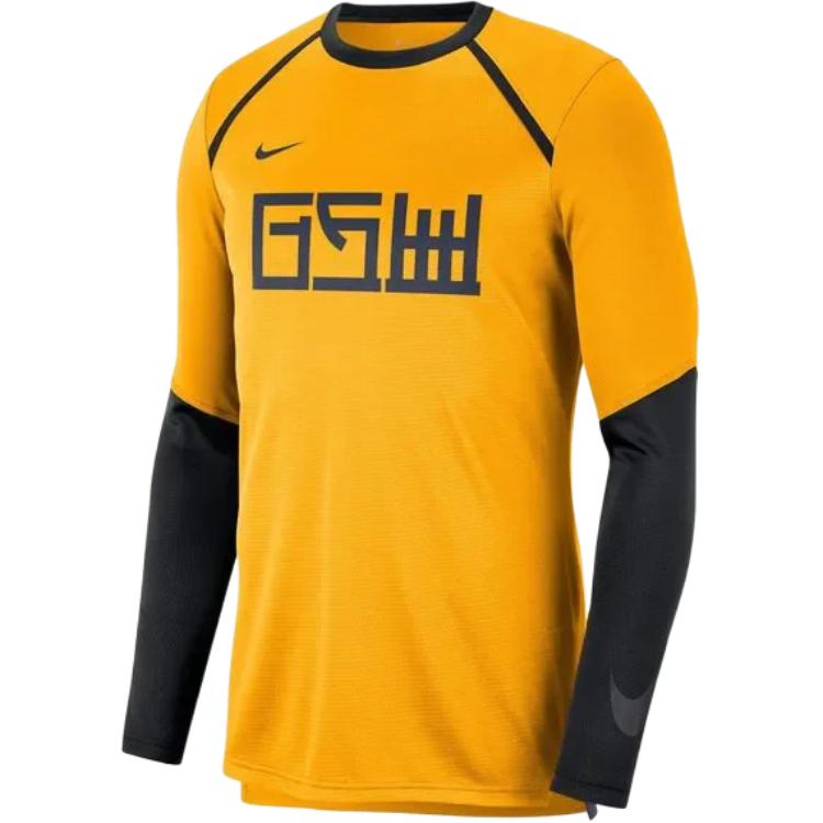 

Nike Джерси НБА City Edition Golden State Warriors с круглым вырезом и длинным рукавом для баскетбола, мужское, 941278-739 L