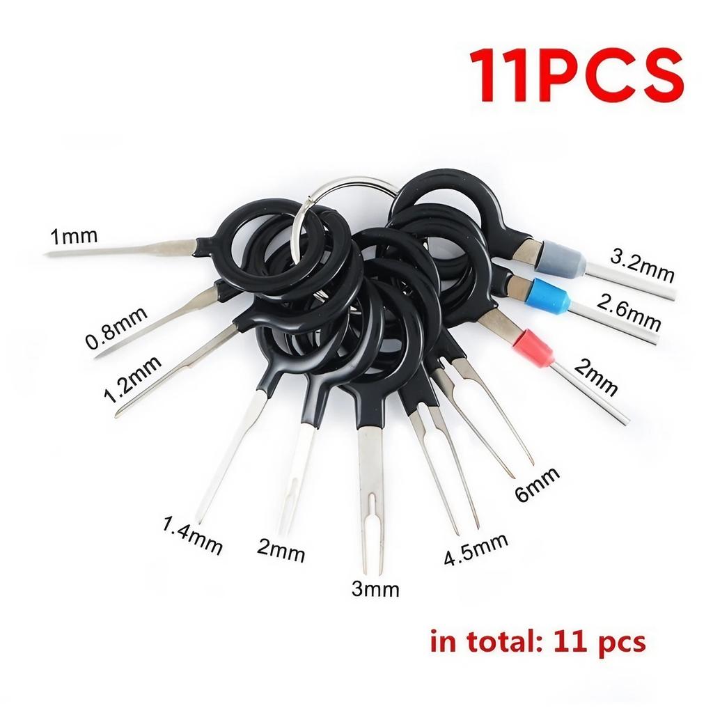 Car Plug Terminal Removal Tool Electrical Wire Crimp Connector Stainless Steel Pin Extractor Picker