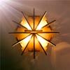 Eid Mubarak Wooden Pendant With Led Candles Light Ramadan Decorations For Home Islamic Muslim Party Eid Ramadan Decoration