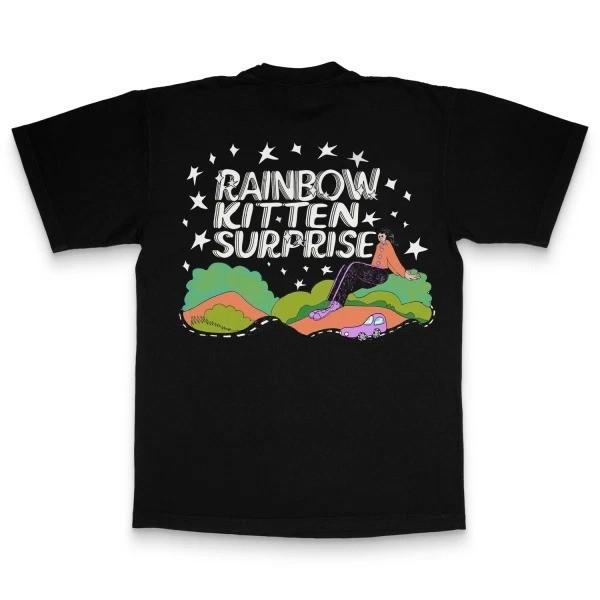 

Rainbow Kitten Surprise T-shirt Unisex Tee All Size S To 5Xl MI889 5XL різнокольоровий