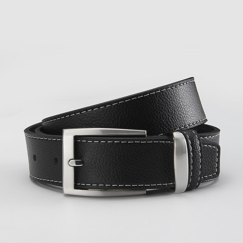Microfiber Pin Buckle Belt for Men  Versatile Casual Cowhide Belt for Men  Belt for Men