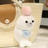 Cute Cartoon Ocean Animal Plush Keychain Kawaii Platypus Shark Otter Stuffed Doll Keyring Bag Pendant Hanging Decoration Gifts