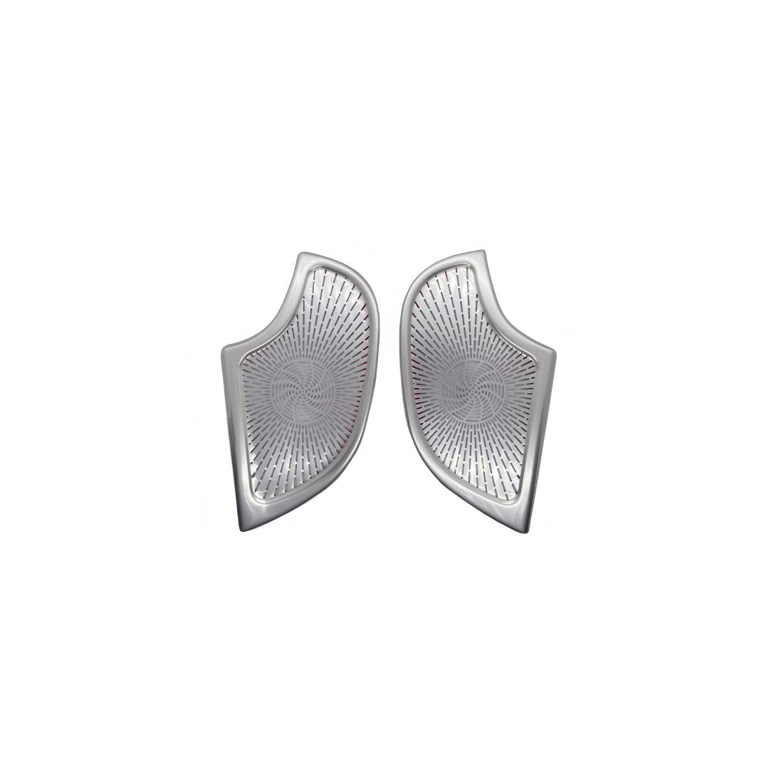 

Suitable for Mercedes-Benz W222 S-Class interior modification dashboard air outlet decorative dust cover 2014- silver 2PCS
