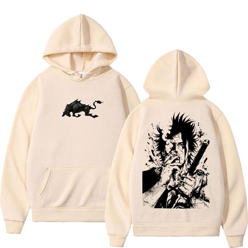 Japon Anime Black Clover Yami Sukehiro Sweats à capuche Harajuku Vintage Manga Sweatshirt Homme Polaire Lâche Décontracté Survêtement Streetwear