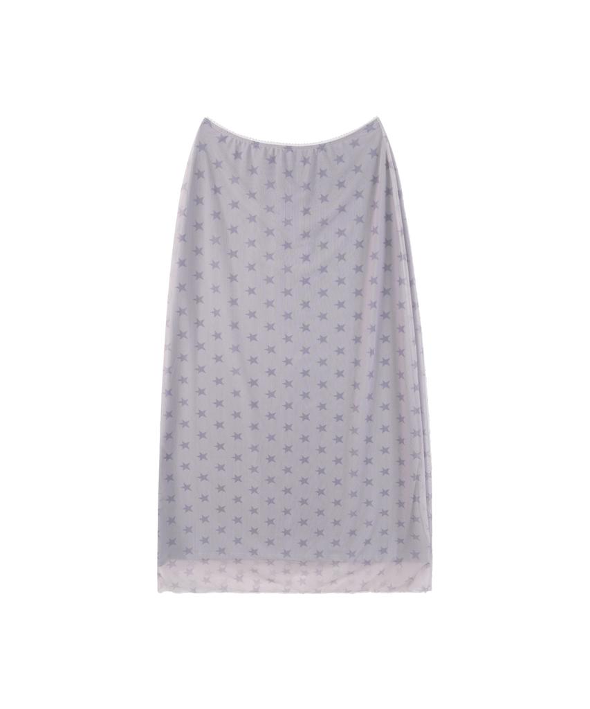 High School Disco Fog Star Mesh Skirt