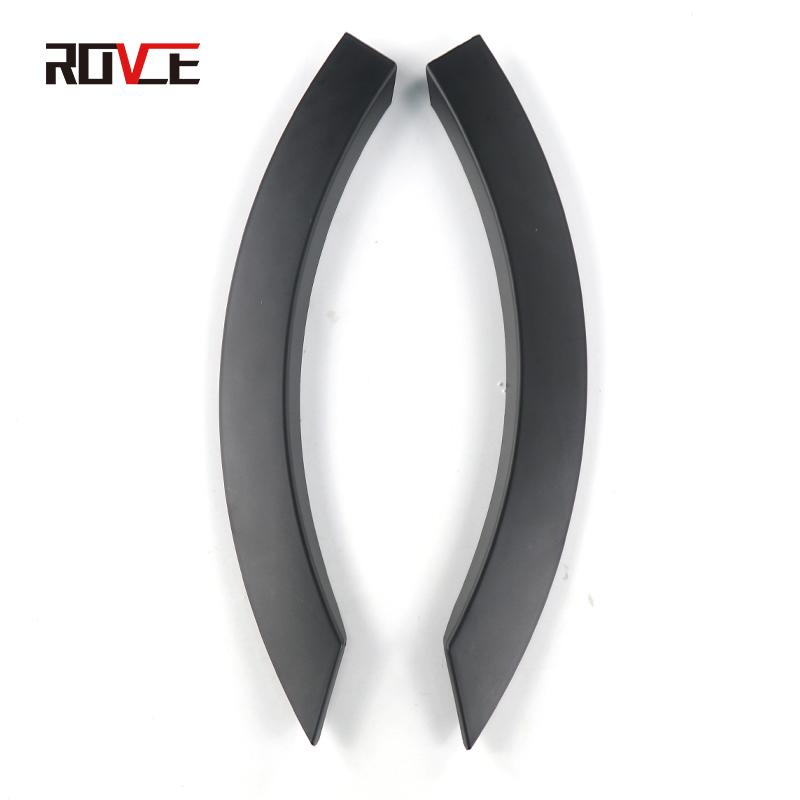 ROVCE Car Styling Fender Arch Wheel Protector de sprâncene pentru Discovery Sport 2015- L550 LR058529 LR058530 Roata spate