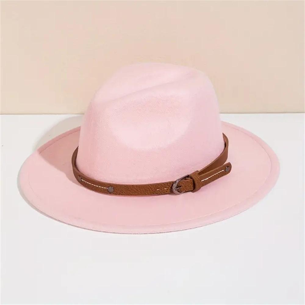 Wool Fedora Hat For Women Men Winter Autumn Fashion Church Jazz Hats Viking British Flat Brim Felt Hat Outdoor Casual Fedoras