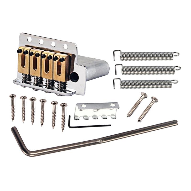 4 String Cigar Box Guitar Tremolo Bridge Kit for Four-Stringed Instruments