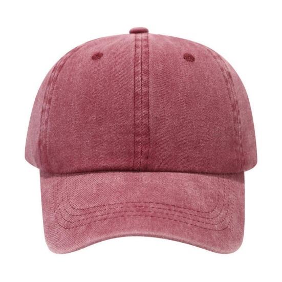 

Baseball Hat Soft Top Adjustable Buckle Washed Distressed Sun Hat Retro Street Style Men Women Baseball Cap