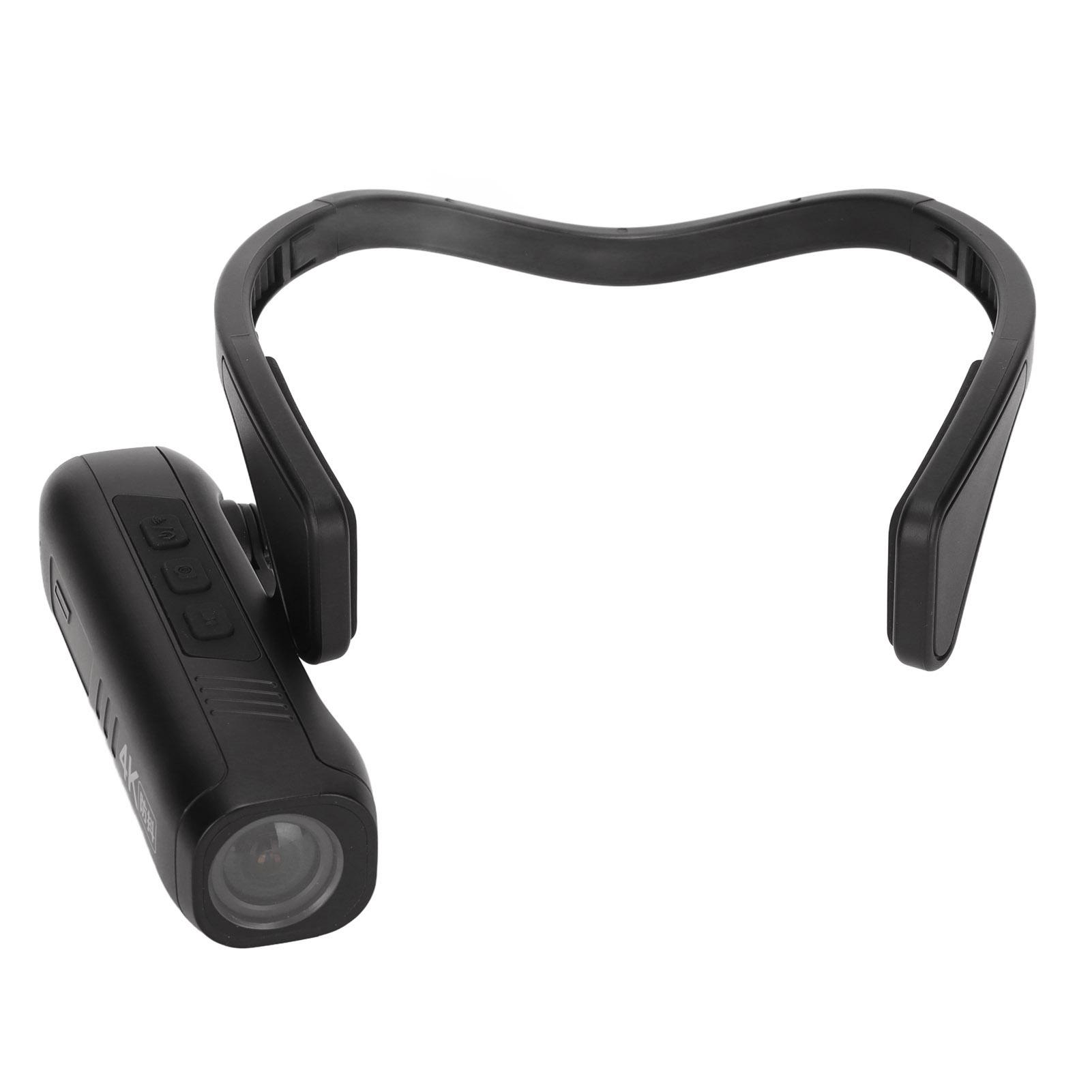 

4K Наголовна камера 30FPS Hands Free HD Нічне бачення Запобігання трясці Водонепроникна Носима Wi-Fi чорний