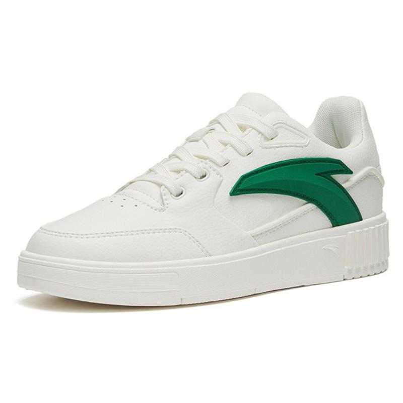 Anta 982 Low-Top Skateboard Shoes Women's White Green Sneakers 122248066-7