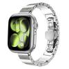 Rhinestone Piano Link Metal Watch Band, Luxury Strap for Apple Watch Series 1-11 38/40/41/42/44/45/46/49mm, Women Replacement Wristband