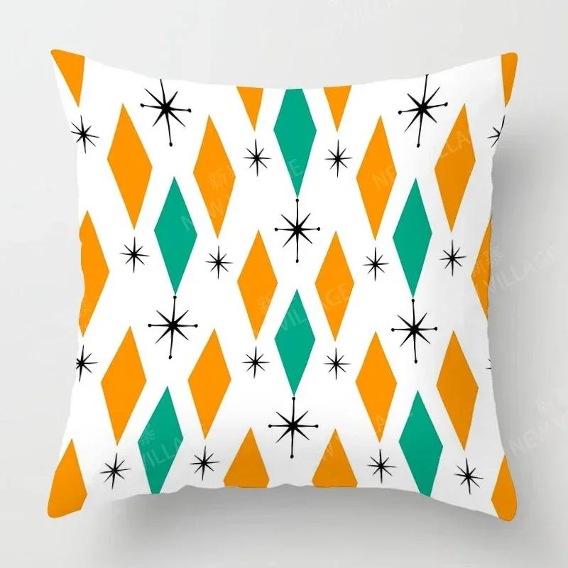 Nordic Fall Home Decor Autumn Throw Pillow Case Sofa Cushion Cover Modern X X Geometry