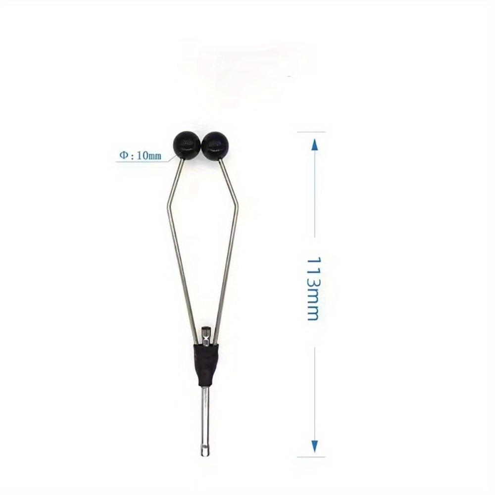 1pc Bi-Ceramic Tip Bobbin Holder, Heavy Bullet Head Flies Lure Tying Thread Holder Tool, Fishing Hook Jig