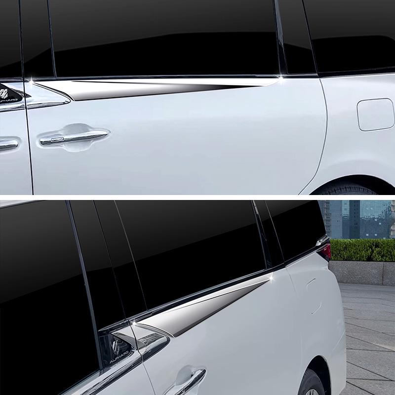 Toyota Alphard 40 Series Middle Door Body Trim Anti-Collision Decor for 23 Models