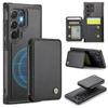 Beliebte Handyhülle für Samsung Galaxy S22 Ultra 5G JEEHOOD J05 Business Magnetischer Stil RFID Leder Handyhülle