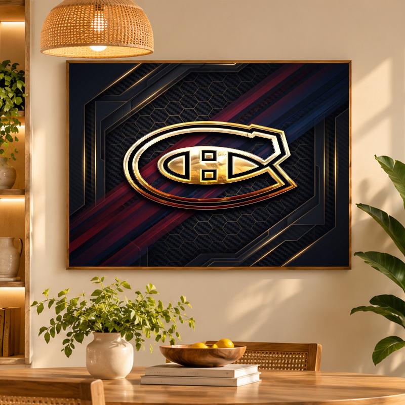 5D Diamond Painting Montreal Canadiens DIY Full Drill Diamond Art Kit Home Decoration