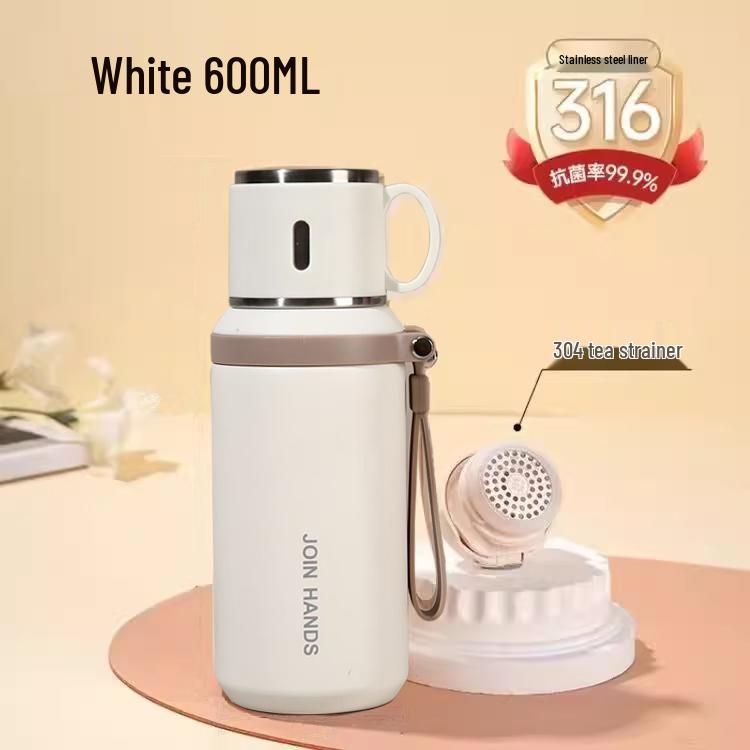 316 Stainless Steel Large Outdoor Thermos Cup for Tea and Water, Portable for Men, Women, and Students