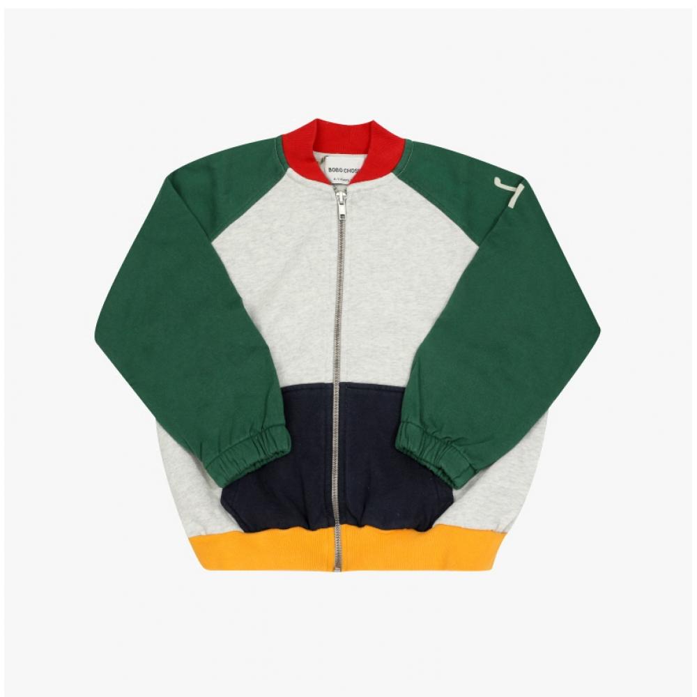 Bobo Shoes Bobo Choice Color Block Zip Up Kinderjacke B225ac052