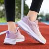 women's shoes summer 2024 Mesh Casual Women's Lace-up Lightweight Thick Sole Breathable Outdoor Sports Running Shoes for Women