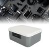 Lockable Box Lockbox 9L Capacity Lockable Storage Trunk for Files Document Organizer Double Layer Password Storage Locking Box