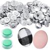 M-Modern-100 Sets Cover Buttons Kit With Tools Size Buttons To Cover Self Cover Buttons DIY Fabric Cloth Cover Buttons Durable 1