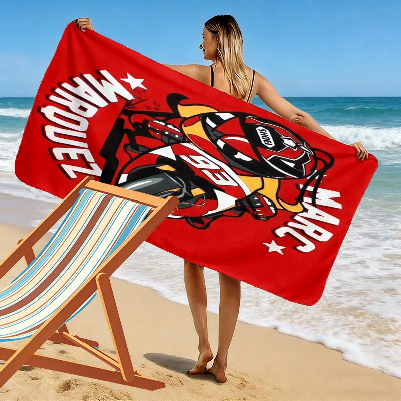 Marc Marquez Towel, Large Soft Quick Dry Towel for Beach Camping Swimming