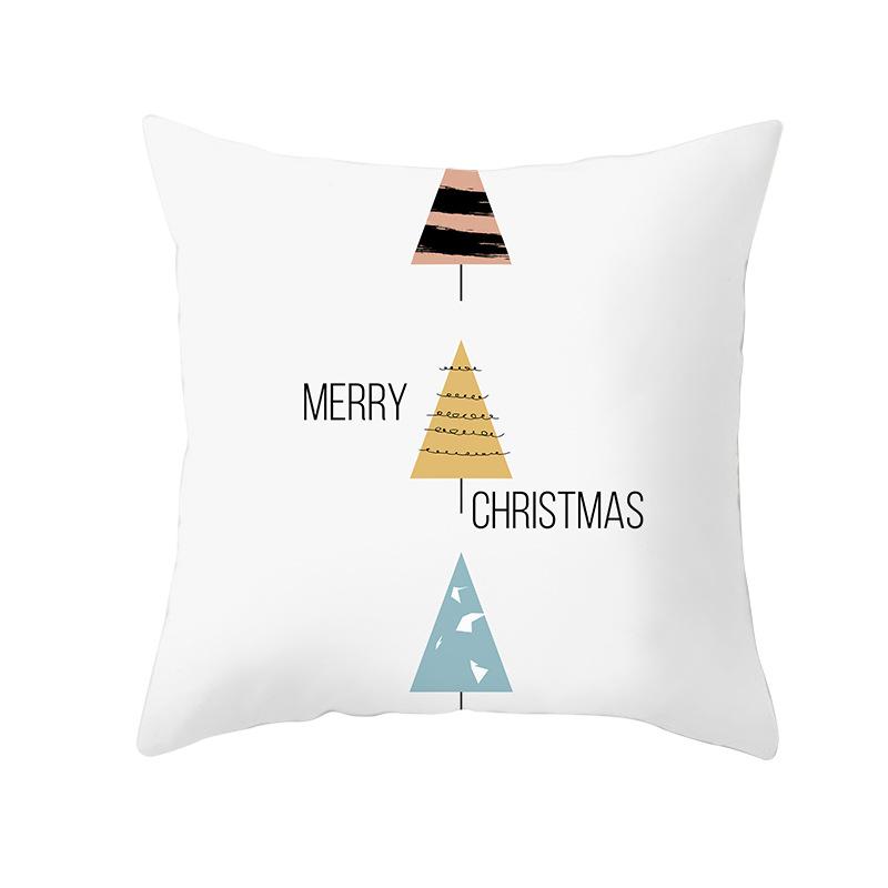 New Christmas Pillowcase Small Fresh Christmas Tree Home Cushion Cover