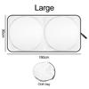 Foldable Car Window Sunshade Cover Car Front Windshield Sunscreen Visor with Storage Pouch UV Rays Protection