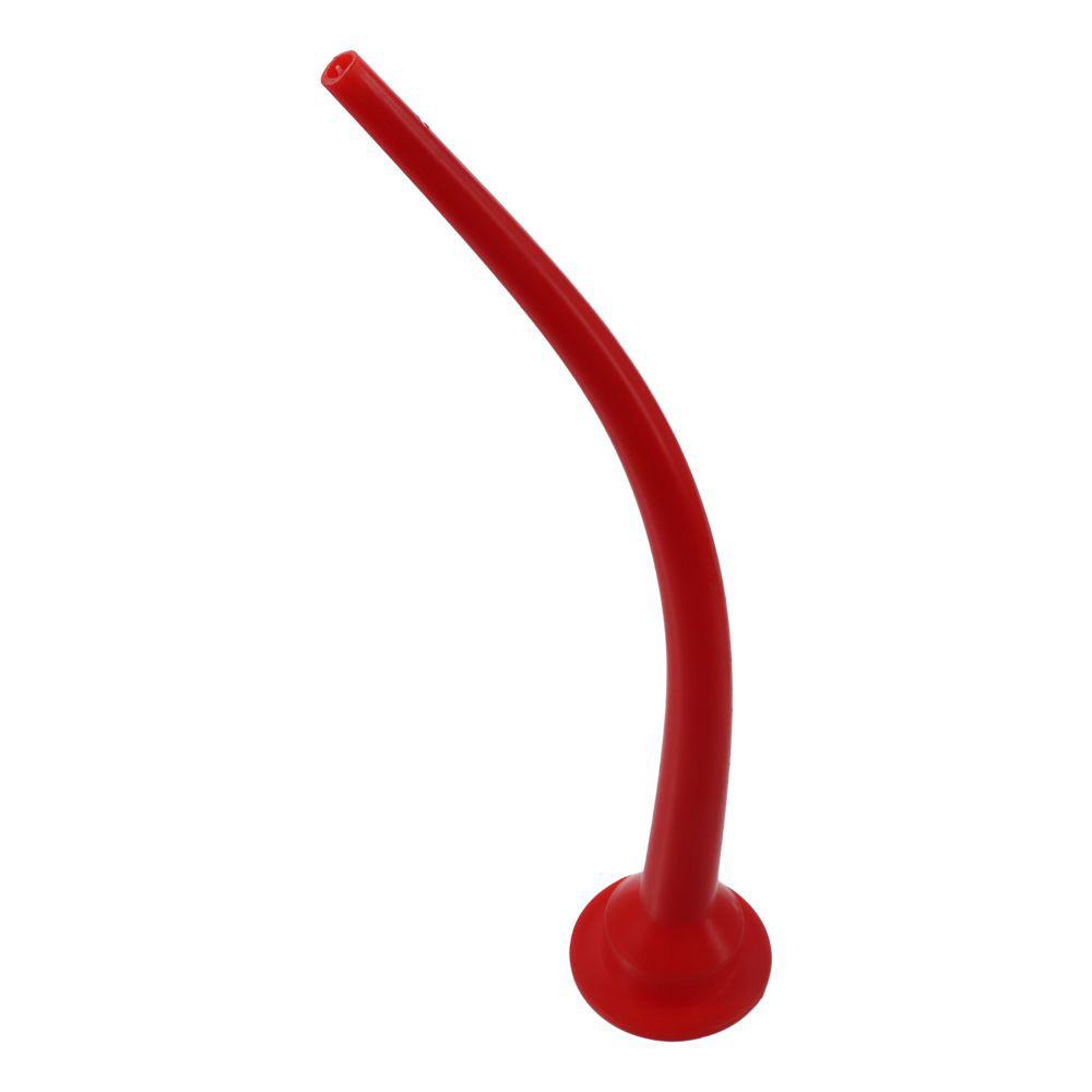 300mm/11.8in Caulking Nozzle Red Curved Caulking Nozzle  for Sausage Caulking