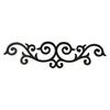 Black Wooden Scroll Wall Decoration Retro Wall Art Sign Decorative Plaque Hotel Entryway Bathroom Office Home Door Topper Decoration