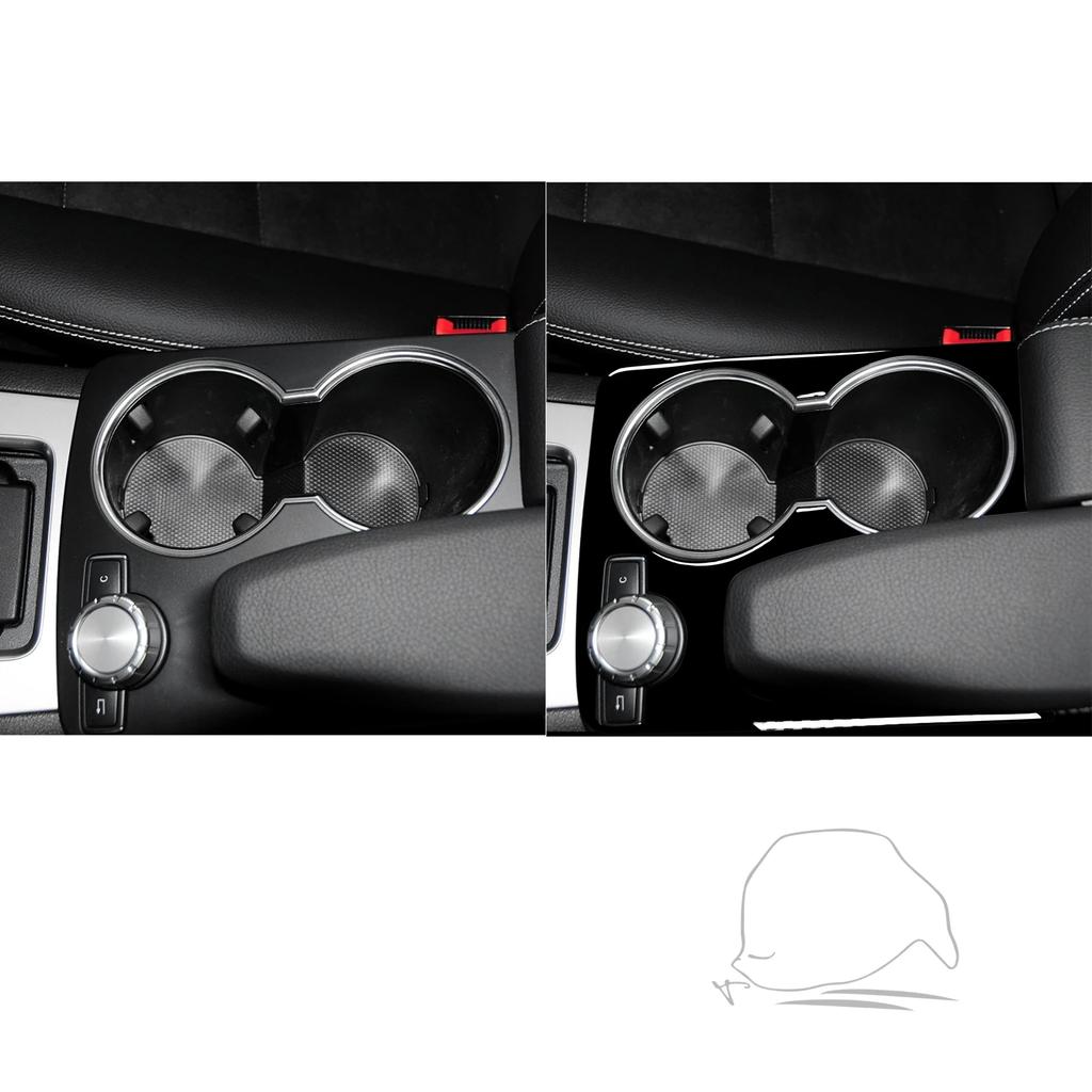 For Mercedes-Benz US Version W204 C180 C200 C300 C250 C63 AMG 2007-2014 Piano Black Gear Shift Trim Cover Car Interior