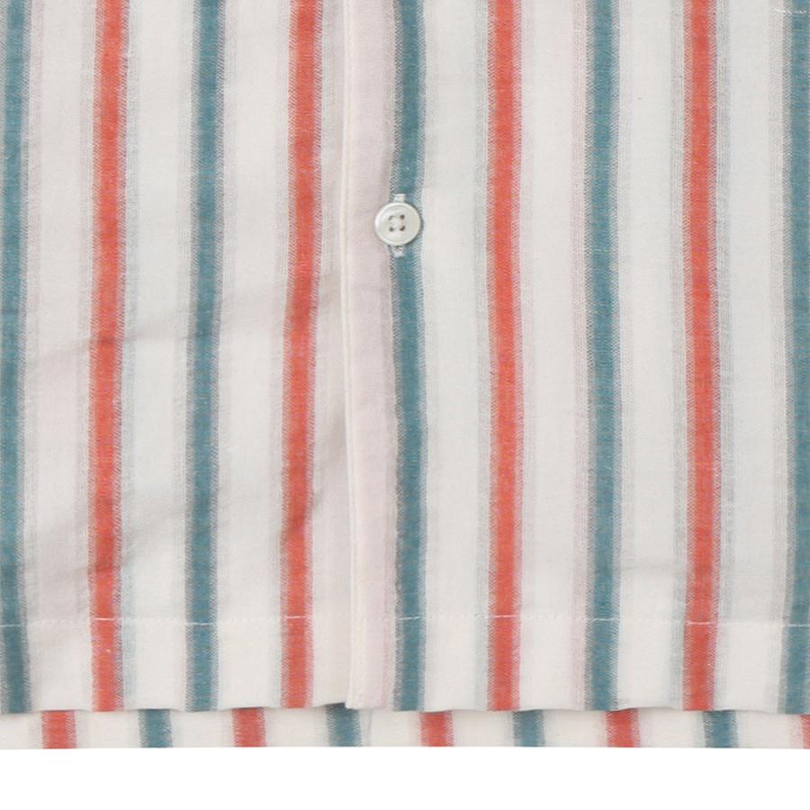 FAHRENHEIT Oversized Multi-Stripe Shirt (Fibad5356)