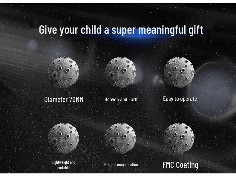 Professional High Power Astronomical Telescope with Large Aperture - Ideal for Stargazing and Children's Outdoor Adventures