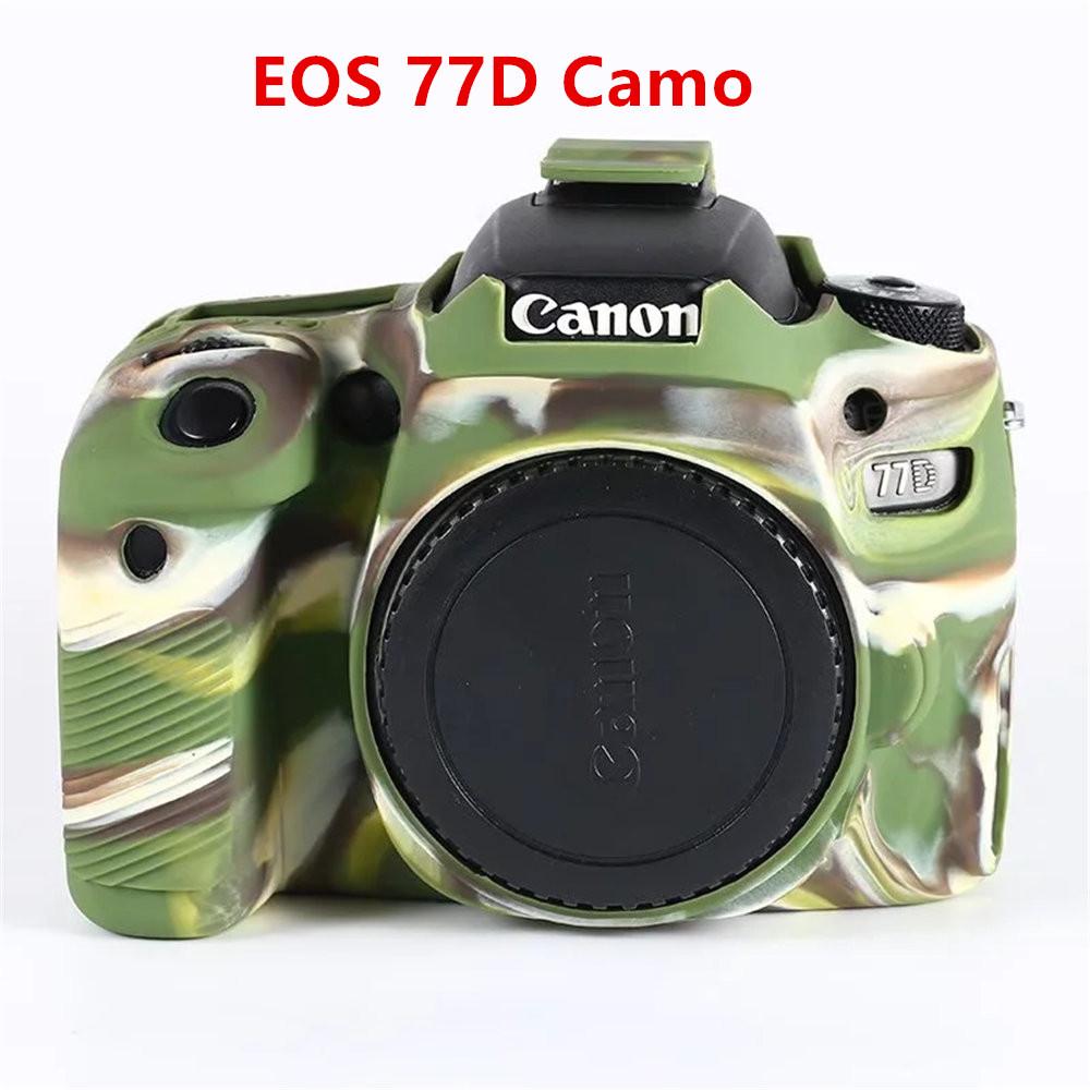 Soft Silicone Armor Camera Body Case For Canon EOS 600D 650D 700D R10 R7 RP R6 R 7D 77D 5D3 5D4 6D 80D 70D 6DII 1500D 1300D 200D