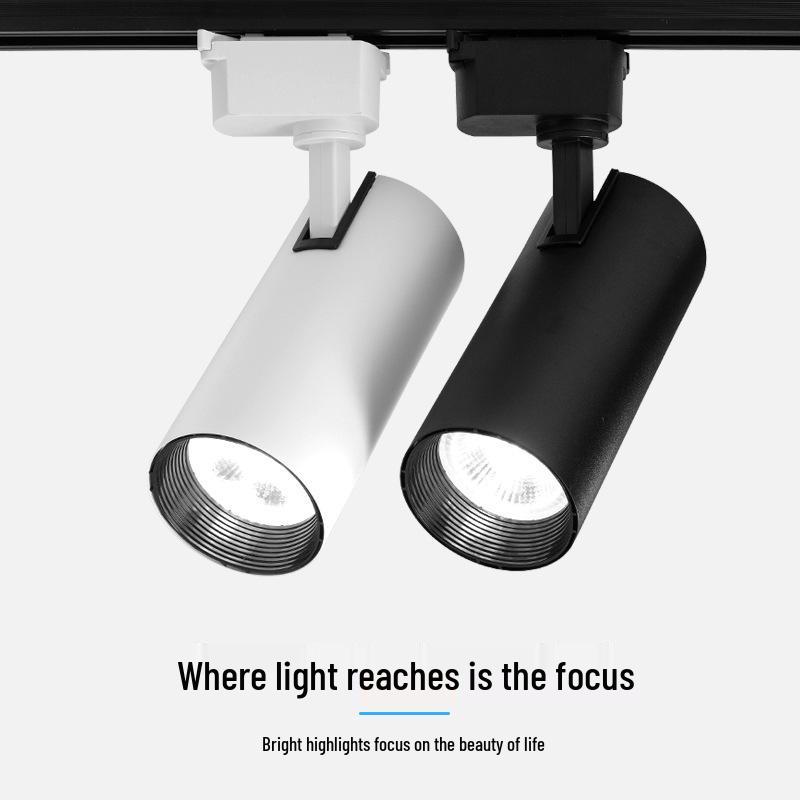 Full Spectrum COB LED Track Spotlight for Living Room & Shop