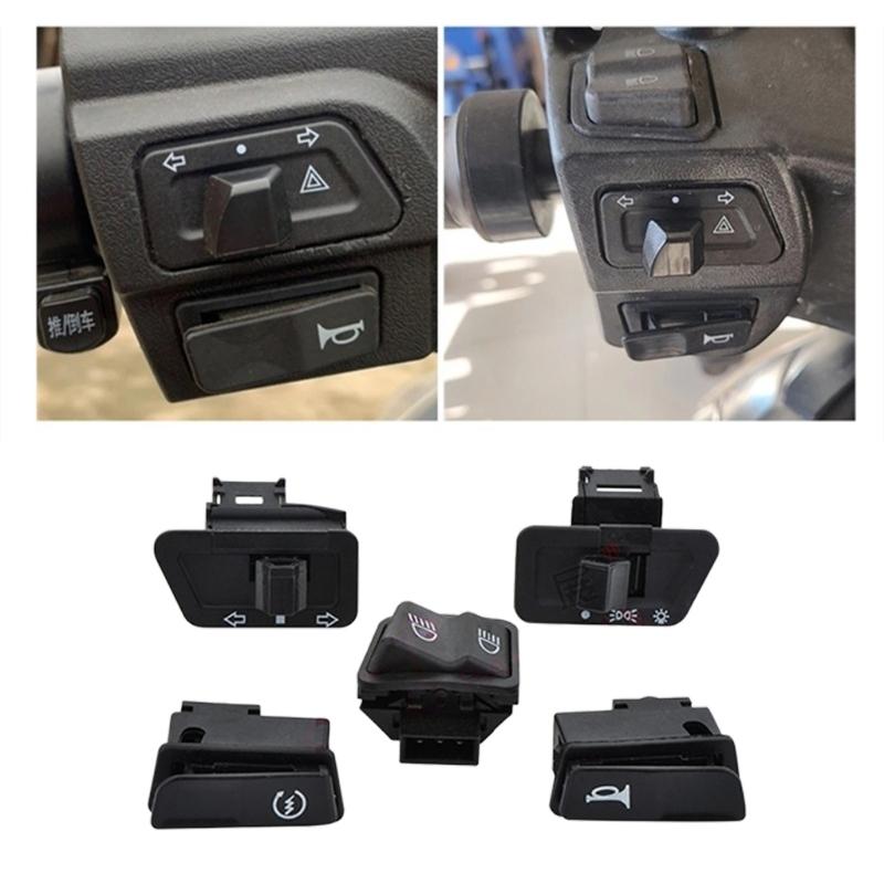5Pcs Motorcycle Handlebar Control Switches Universal Motorcycle Button Switches For Lights Horn Turn Signals Enduring