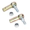 2pcs 8mm Tie Rod End Steel Alloy Universal Ball Joint for 110cc Quad Dirt Bike ATV Go Kart
