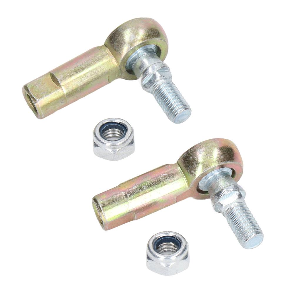 2pcs 8mm Tie Rod End Steel Alloy Universal Ball Joint for 110cc Quad Dirt Bike ATV Go Kart