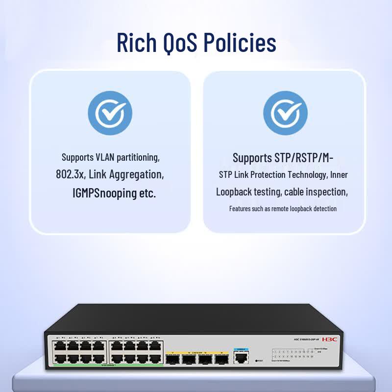 H3C S1850V3-20P-HI Enterprise Managed Network Switch