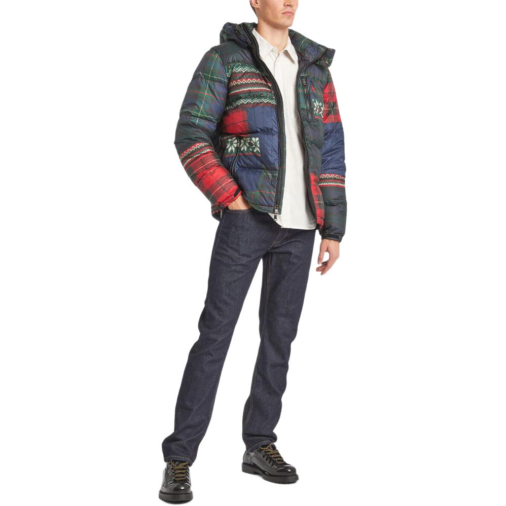 Polo Ralph Lauren FW25 Small Pony Logo Embroidered Reversible Zippered Fitted Hooded Long Sleeve Down Jacket Men outerwear MNPOOTW16021578-100