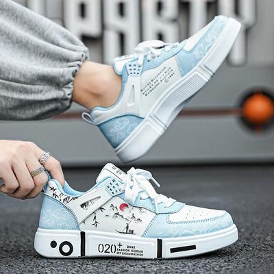 2024 New Casual and Fashionable Men's and Women's Graffiti Sports Shoes, Plus Size 35-44, Versatile Outdoor Sneakers for Couples