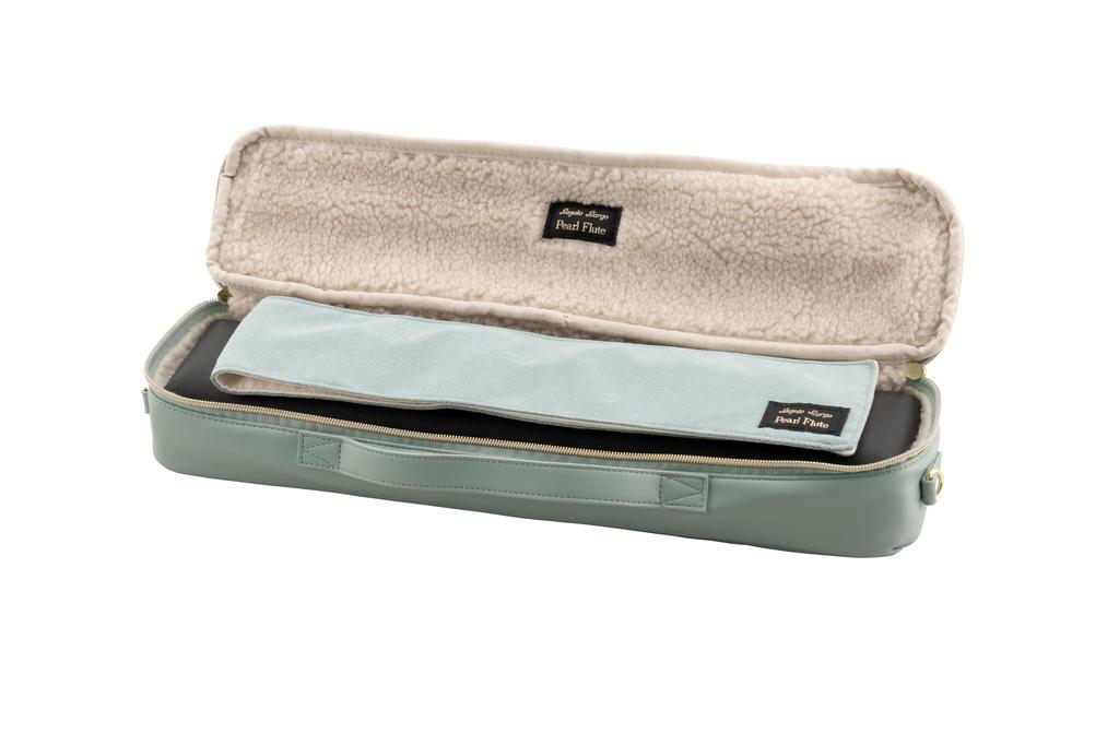 Pearl Flute x Legato Largo Collaboration Quilted Flute Case Cover for C foot joint and H foot joint Green Vol.3 #Mint LL-FLCH2#MG