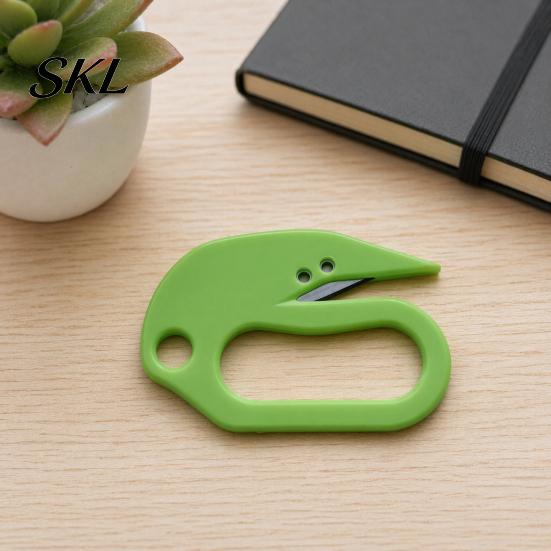 Ergonomic Design Envelope Opener Letter Opener, Slitter Tool with Hidden Stainless Steel Blade for Mails, Envelopes, Packages, Mini Safe Package Open