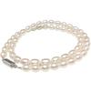 Isowa Pearl (Ise-Shima Pearl Specialty Store) Freshwater Pearl Necklace 5.5-6.0mm White Magnetic Clasp 65715